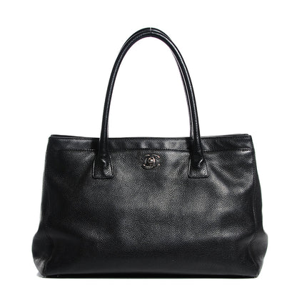 Chanel Calfskin Cerf Executive Shopper Tote Black 1 of 7