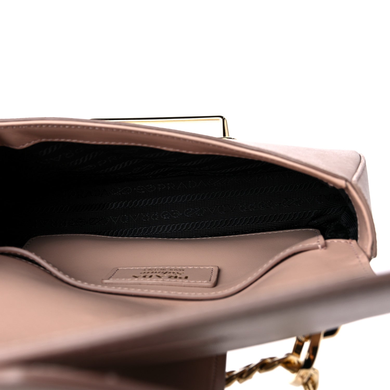 Prada Saffiano Lux Sidonie Small Chain Crossbody Bag Cipria 5 of 8