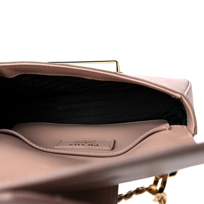 Prada Saffiano Lux Sidonie Small Chain Crossbody Bag Cipria 5 of 8