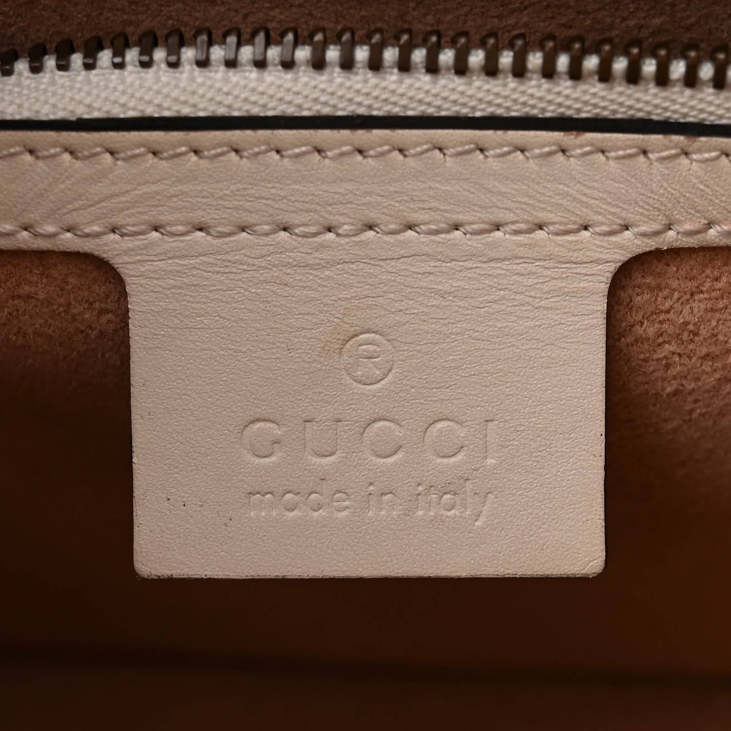Gucci Calfskin Sylvie Web Small Queen Margaret Top Handle Bag Hibiscus Red Mystic White 6 of 12