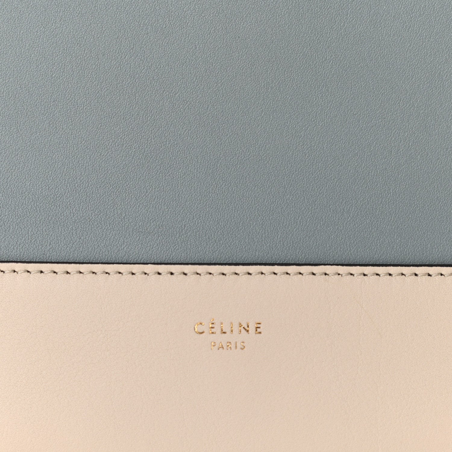 Celine Shiny Smooth Calfskin Medium Frame Shoulder Bag Grege Storm 6 of 9
