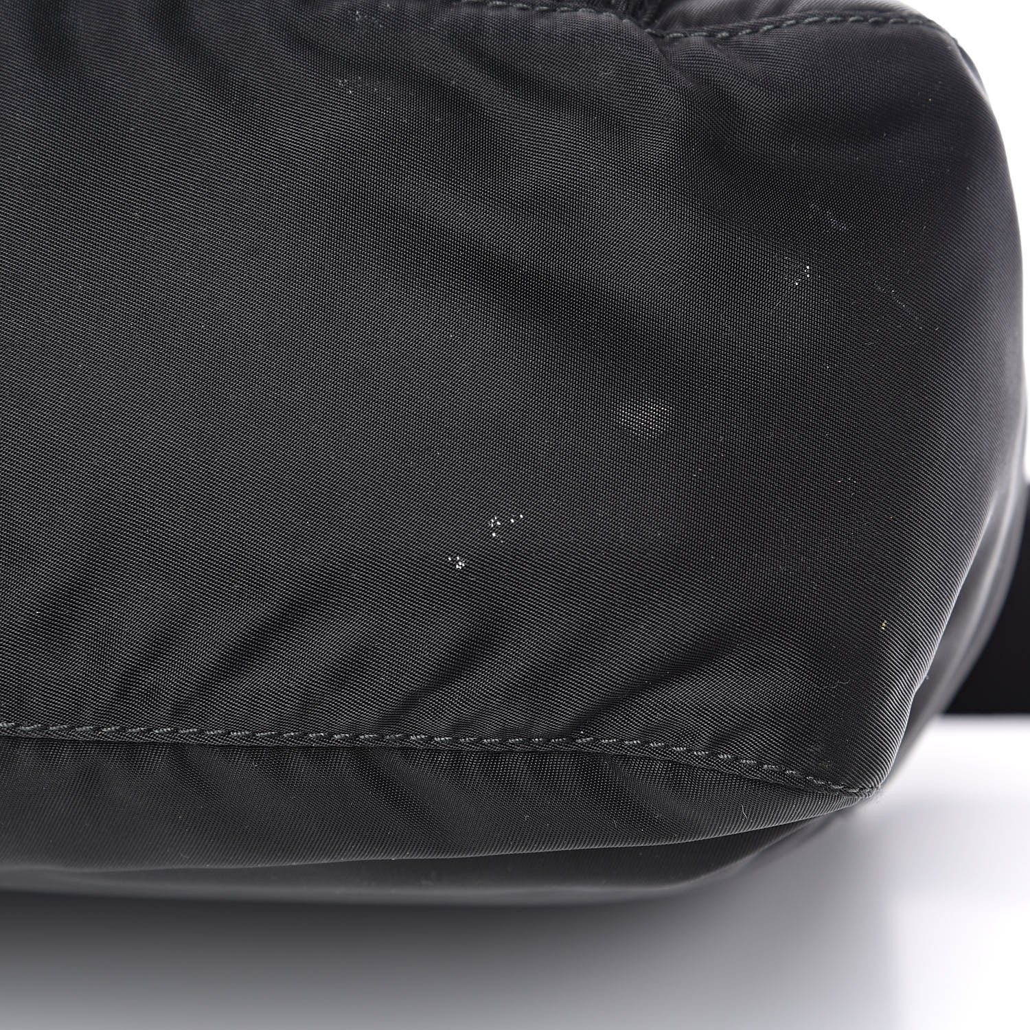 Prada Tessuto Nylon Saffiano Messenger Bag Black 10 of 10