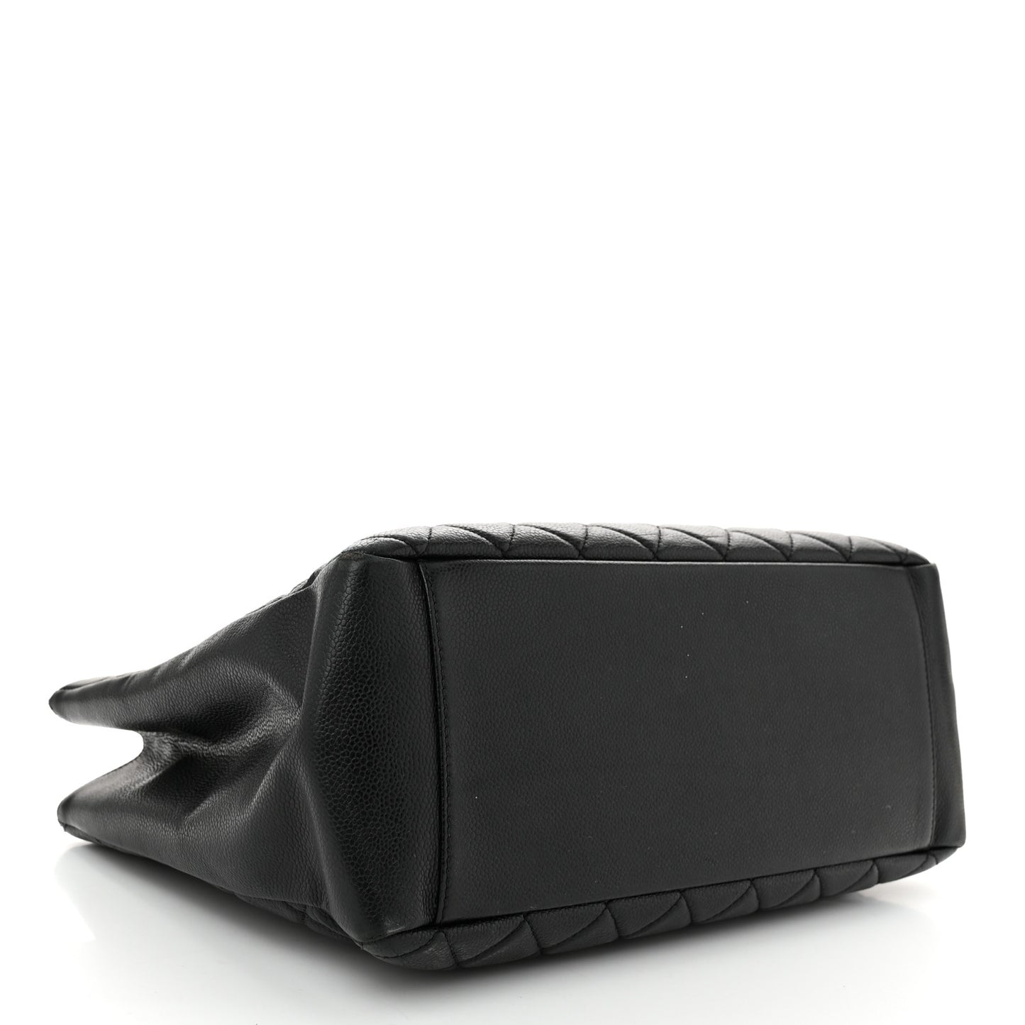 Caviar Quilted Grand Shopping Tote GST Black