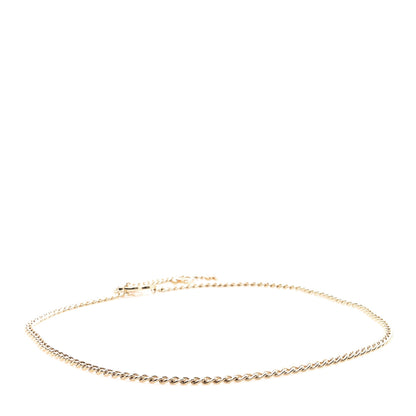 Chanel Enamel CC Chain Logo Belt Gold White 2 of 4