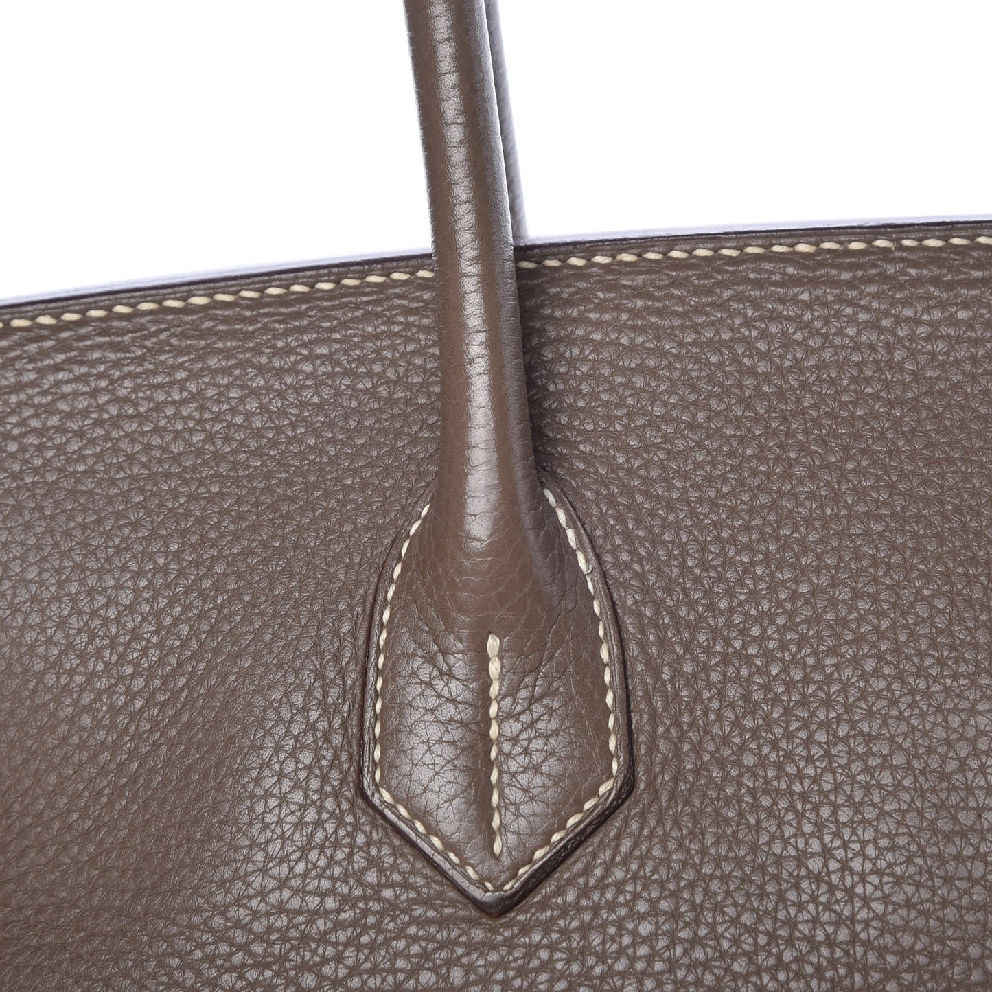 Taurillon Clemence JPG Shoulder Birkin II 42 Etoupe
