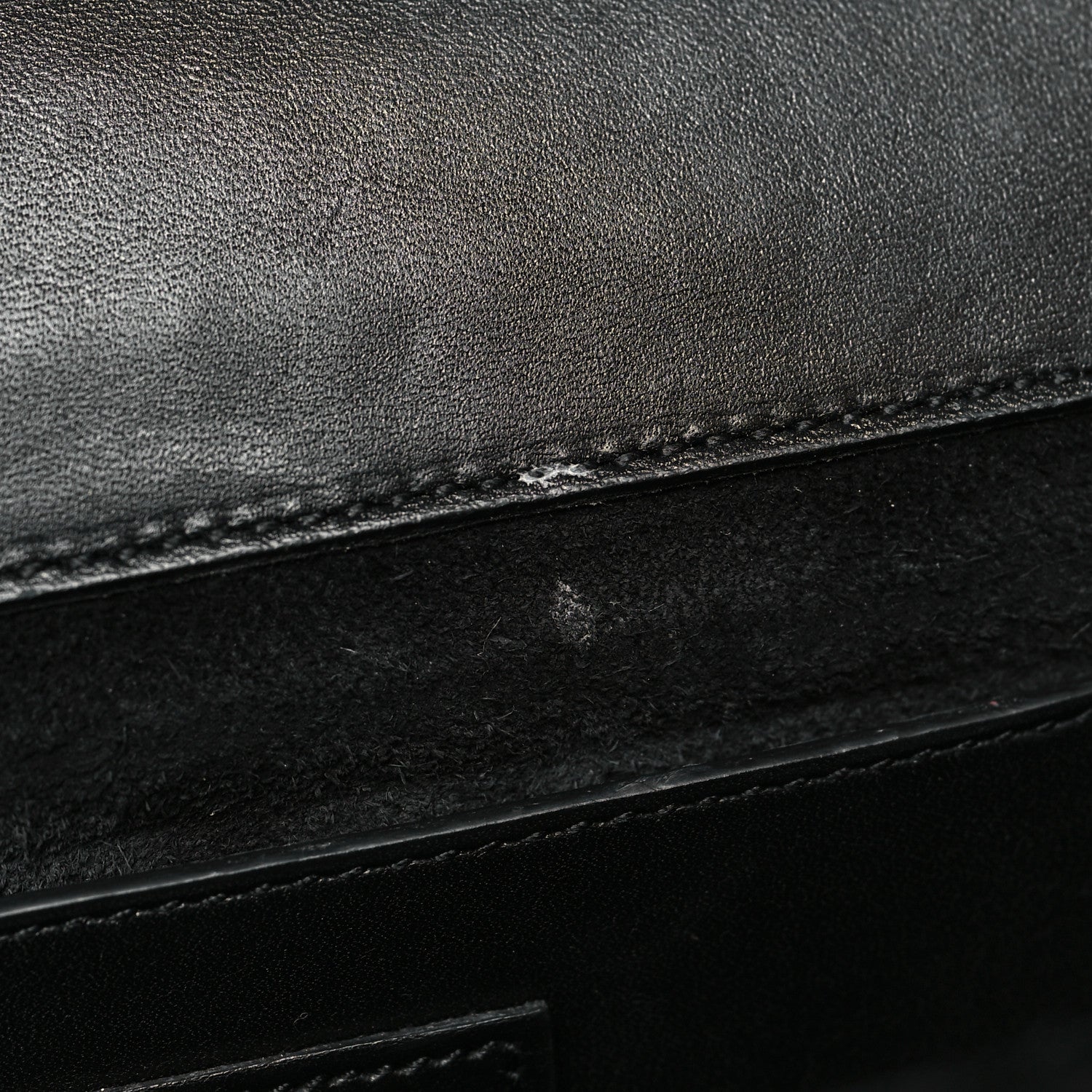 Saint Laurent Calfskin Classic Monogram Tassel Clutch Black 12 of 14