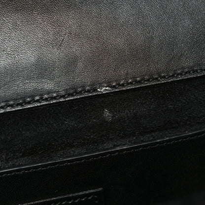 Saint Laurent Calfskin Classic Monogram Tassel Clutch Black 12 of 14