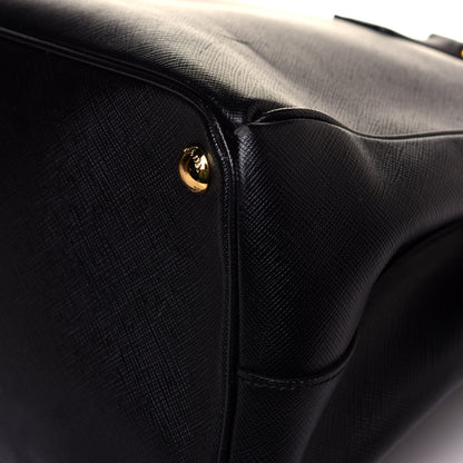 Prada Saffiano Medium Galleria Double Zip Tote Black 11 of 11