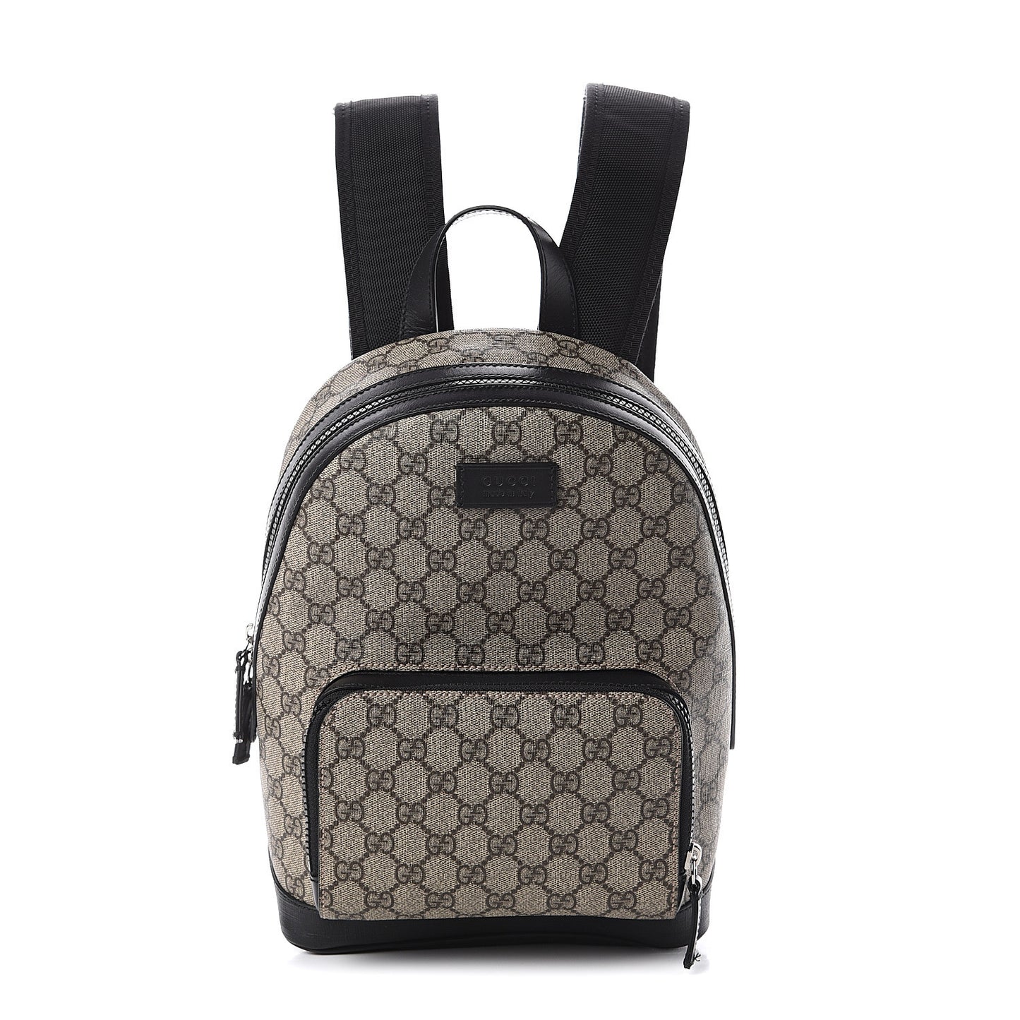 GG Supreme Monogram Small Eden Day Backpack Black