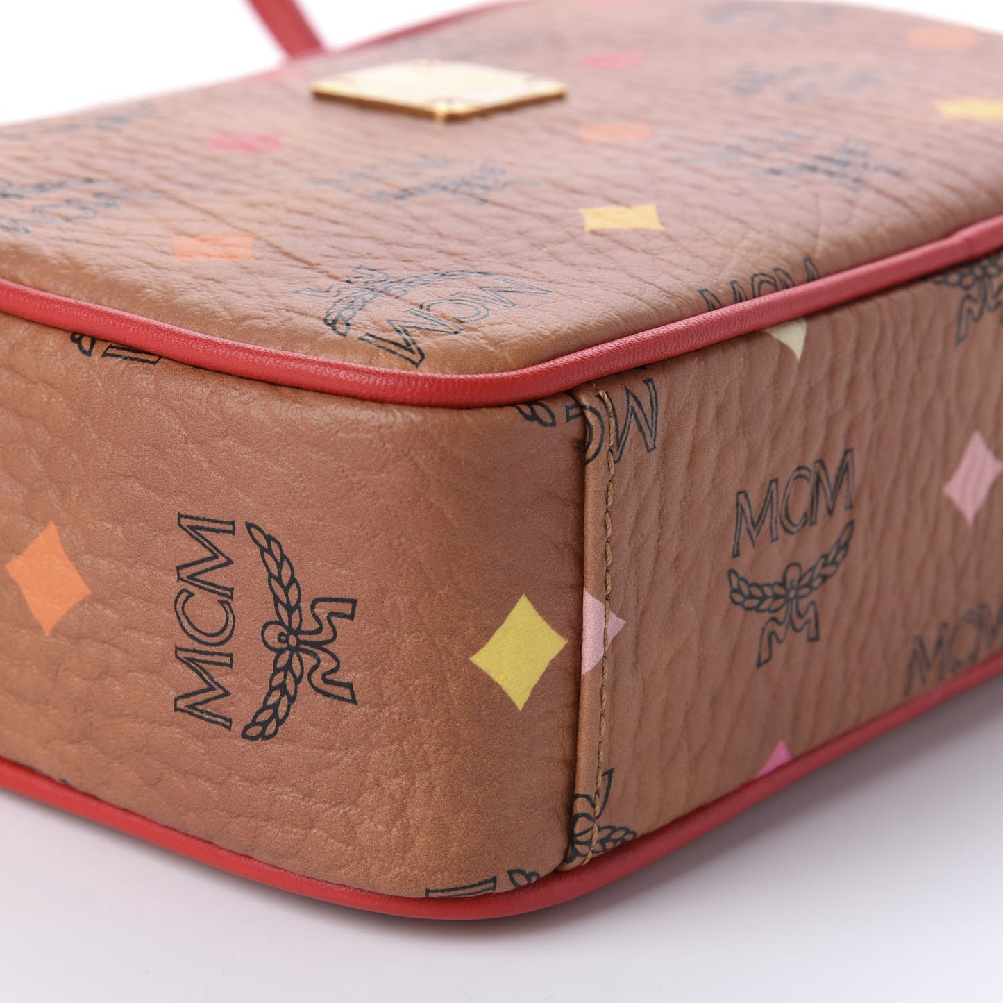 Skyoptic Visetos Spectrum Diamond Camera Bag Cognac Red