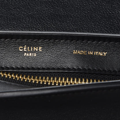Celine Smooth Calfskin Suede Small Tri-Color Trapeze Indigo 6 of 9