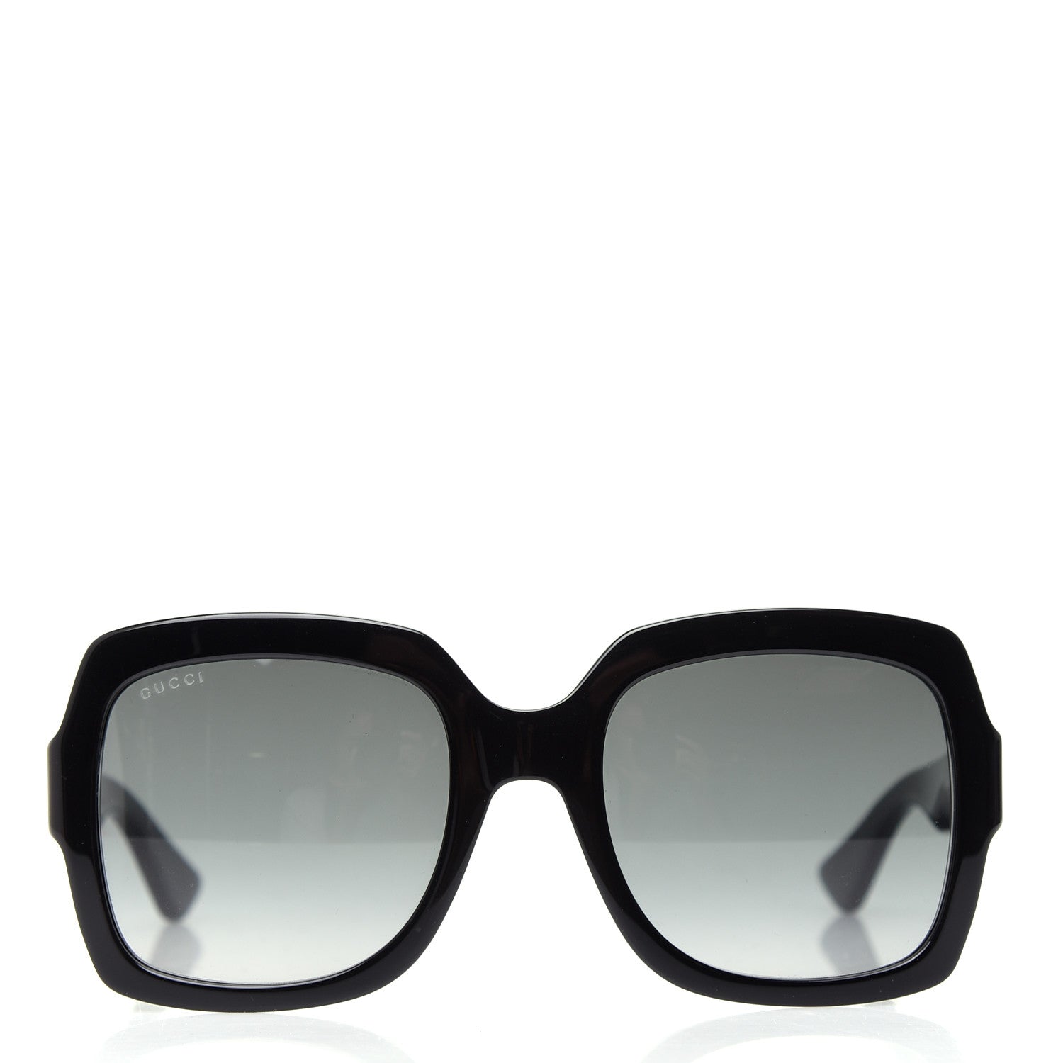 Gucci Acetate Oversized Square GG0036S Sunglasses Black 2 of 8