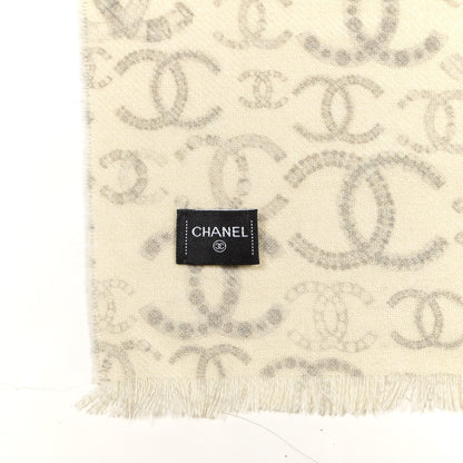 Chanel Cashmere CC Astronaut Scarf Beige 3 of 3