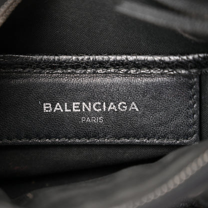 Balenciaga Chevre Silver Metallic Edge Hardware Nano City Black 6 of 20