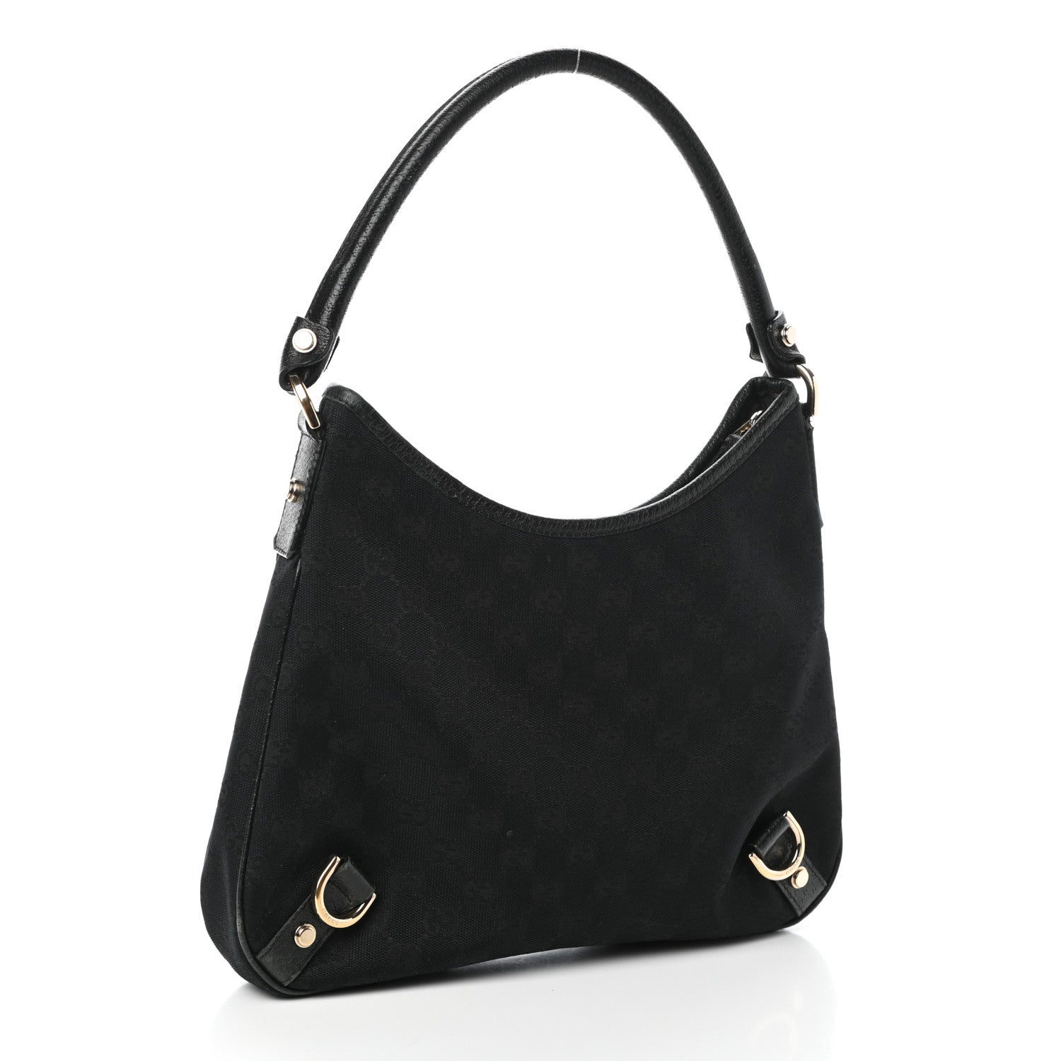 Gucci Monogram Medium Abbey D Ring Hobo Black 3 of 9