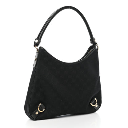 Gucci Monogram Medium Abbey D Ring Hobo Black 3 of 9