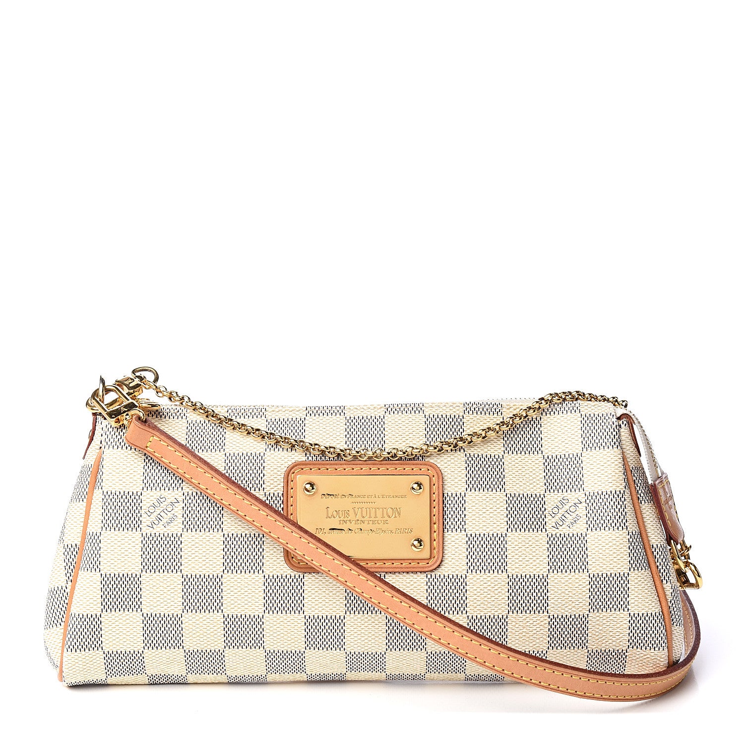 Louis Vuitton Damier Azur Eva Clutch 1 of 9
