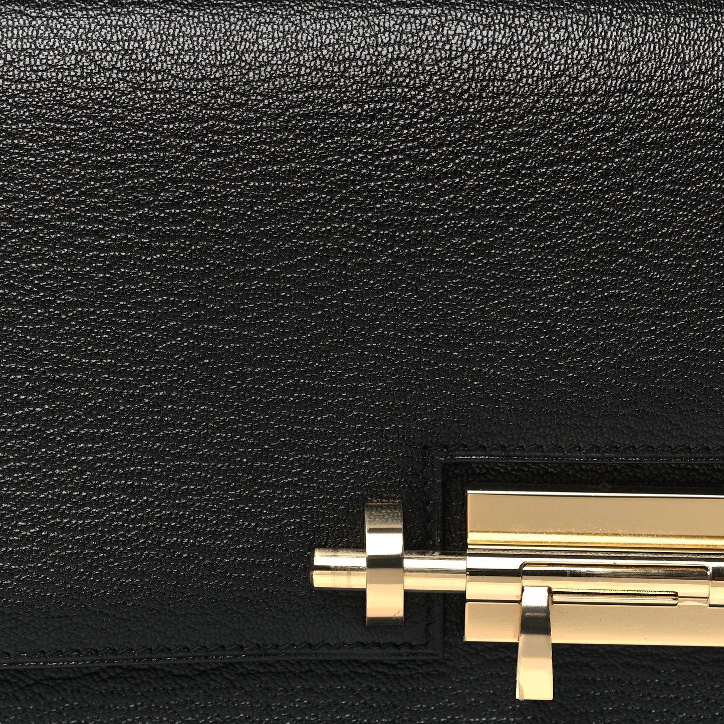 Chevre Mysore Verrou Clutch Black