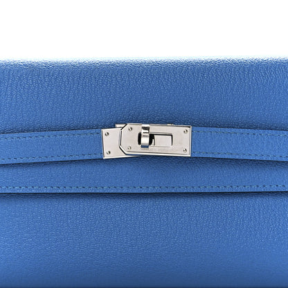 Hermes Chevre Mysore Medium Kelly Wallet Bleu Zanzibar 11 of 14