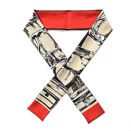 Louis Vuitton Silk Monogram Trunks Bandeau Brown 1 of 3