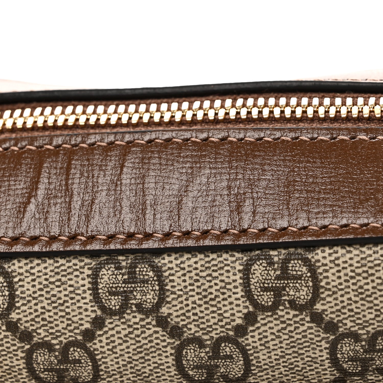 Gucci GG Supreme Monogram Small Horsebit 1955 Shoulder Bag Beige Brown Sugar 11 of 11