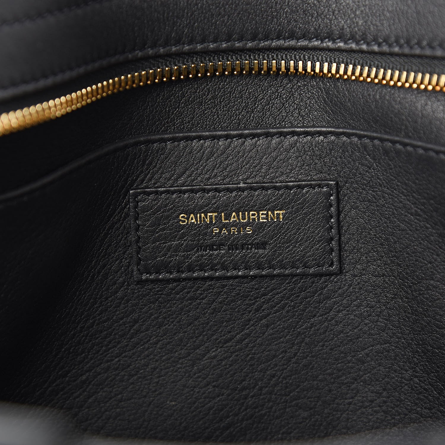 Saint Laurent Calfskin Monogram Baby Downtown Cabas Black 6 of 10