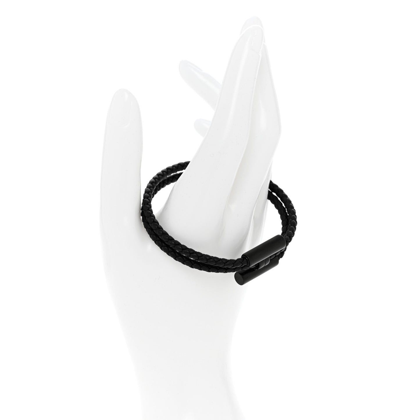 Swift Double Wrap Cord Tournis Tresse Bracelet T5 Black