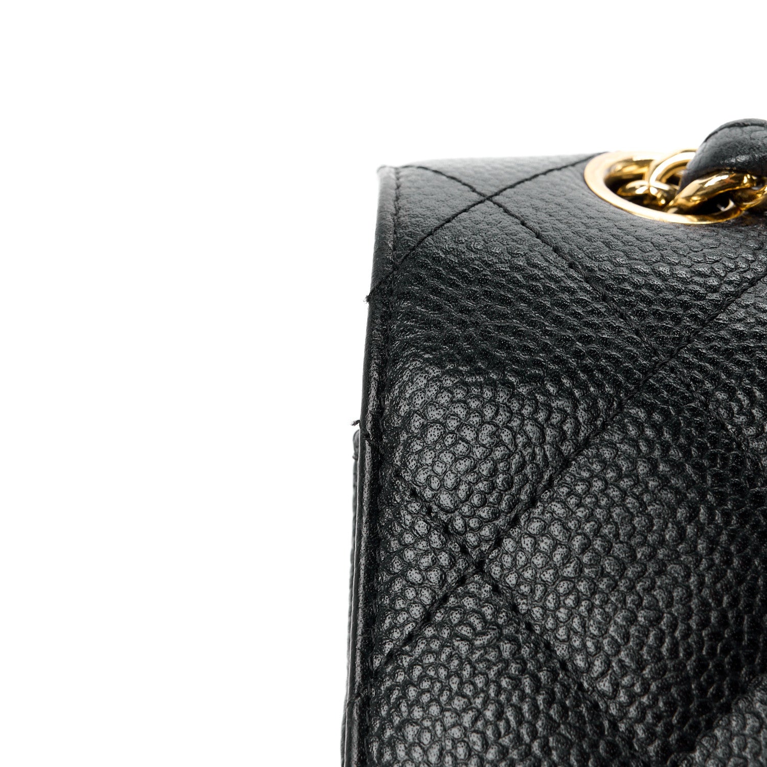Chanel Caviar Quilted Jumbo Double Flap Black 13 of 13