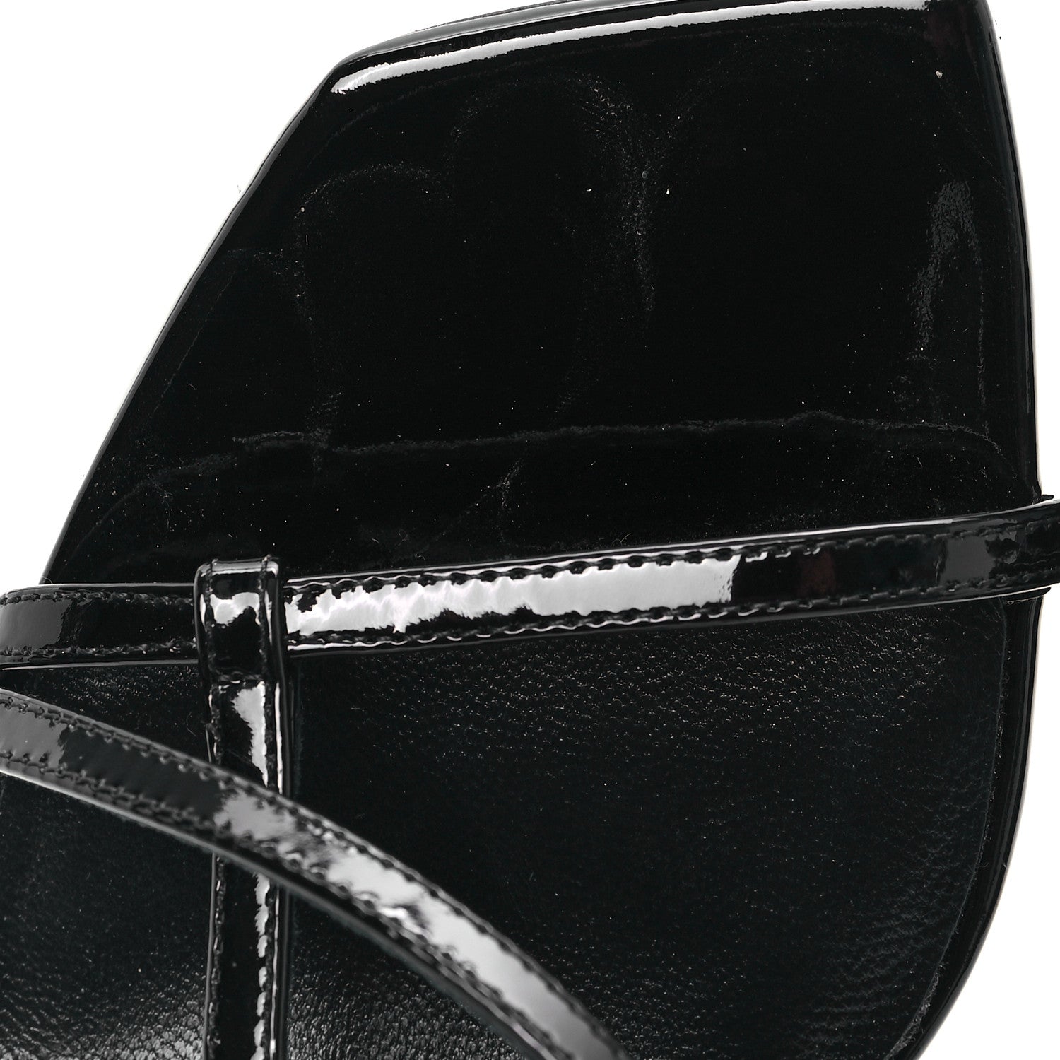 Jimmy Choo Patent Etana 80 Sandals 36.5 Black 9 of 10