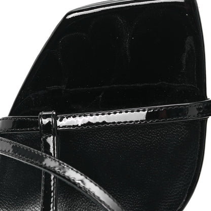 Jimmy Choo Patent Etana 80 Sandals 36.5 Black 9 of 10