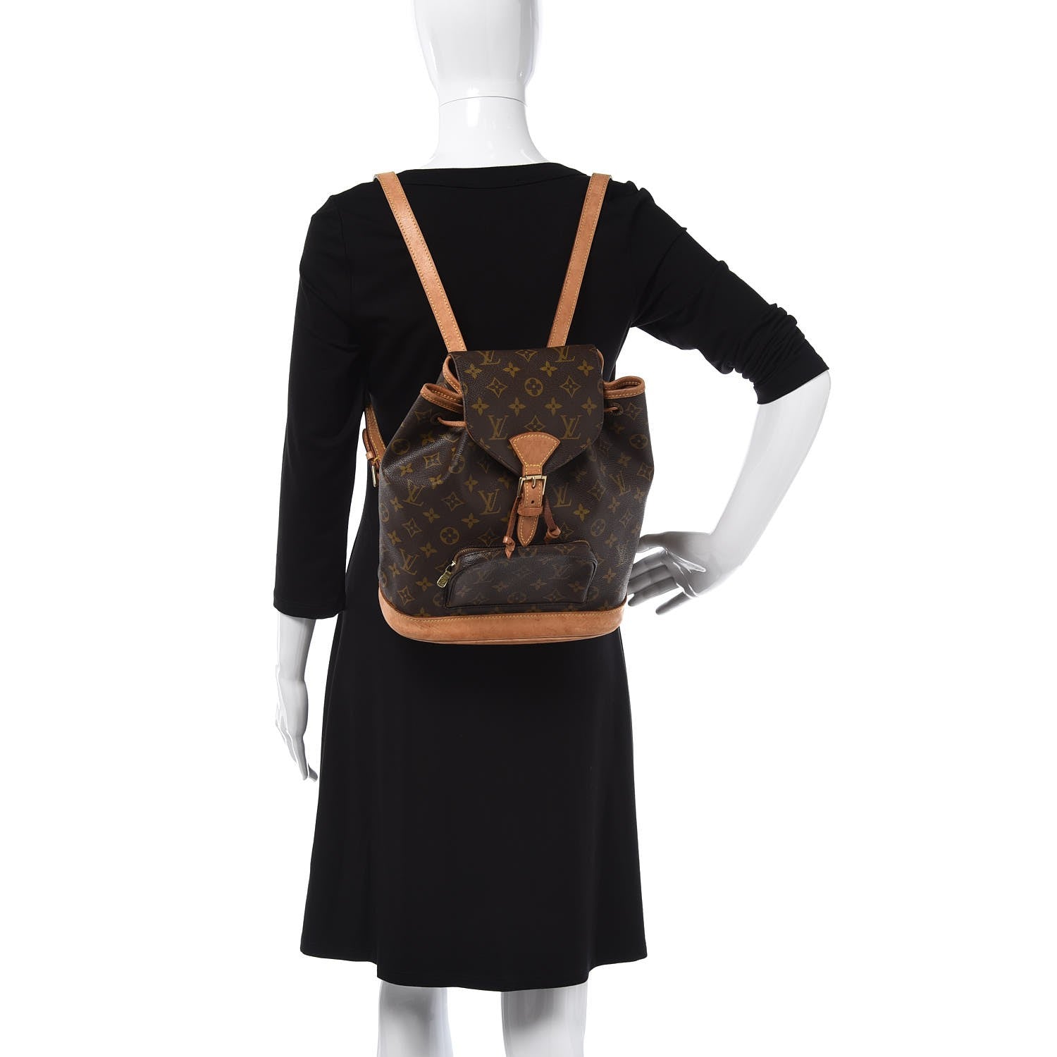 Louis Vuitton Monogram Montsouris MM Backpack 2 of 15