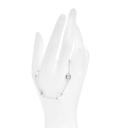 Tiffany Sterling Silver Pearl Elsa Peretti Cushion Bracelet 2 of 4