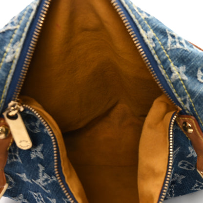Louis Vuitton Monogram Denim Baggy PM Blue 5 of 12