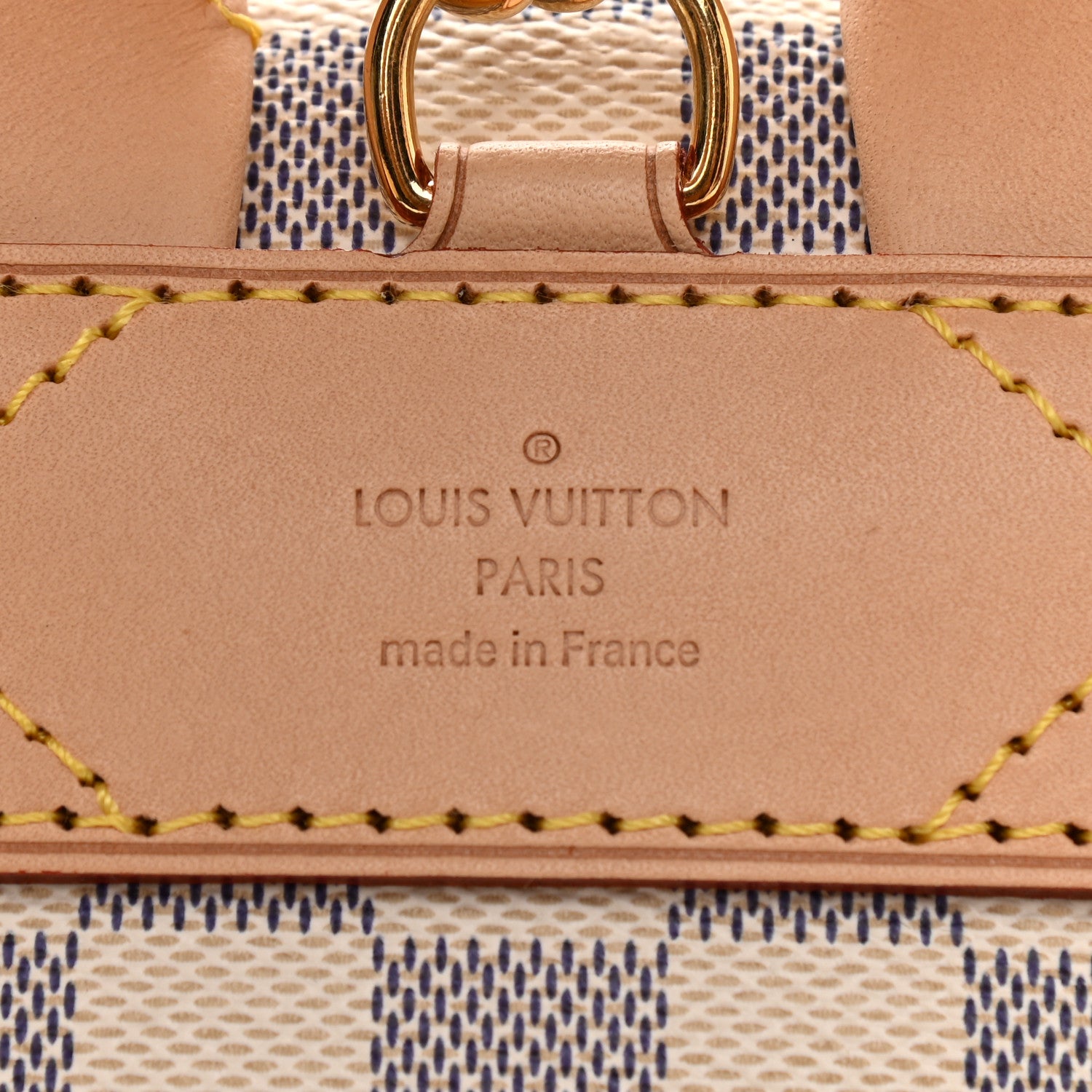 Louis Vuitton Damier Azur Sperone BB Backpack 6 of 10