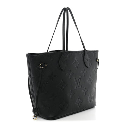 Louis Vuitton Empreinte Monogram Giant Neverfull MM Black 4 of 10