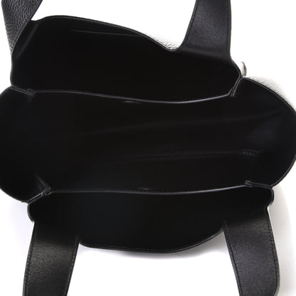 Prada Vitello Daino Soft Medium Dynamique Tote Black 4 of 5