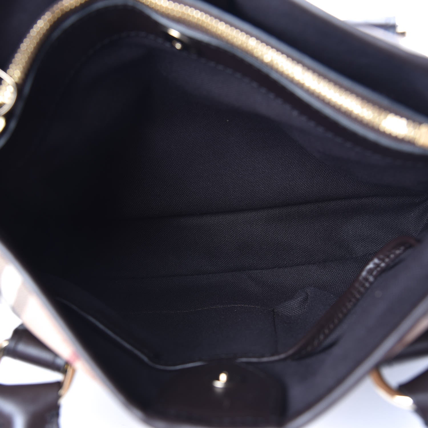 Burberry Haymarket Check Small Northfield Tote Chocolate 8 of 12