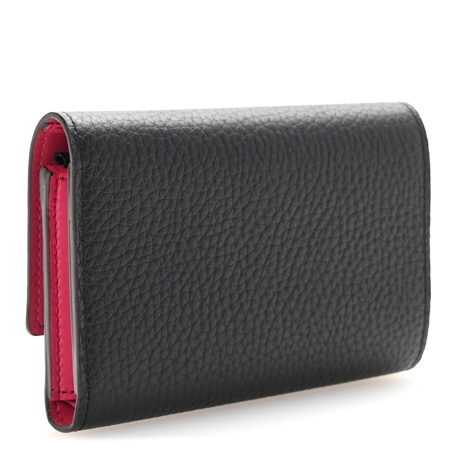 Louis Vuitton Taurillon Capucines Compact Wallet Black 3 of 7