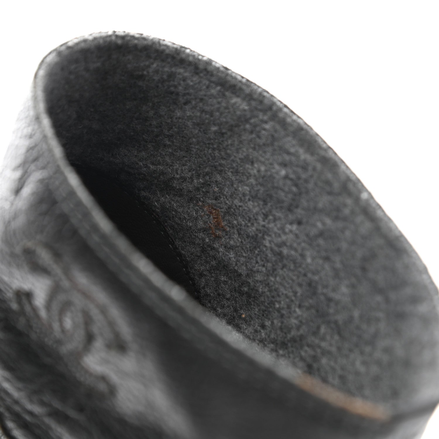 Chanel CC Ankle Boots 38 Black 11 of 12