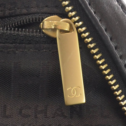 Chanel Lambskin Quilted Small CC Wristlet Black 7 of 9