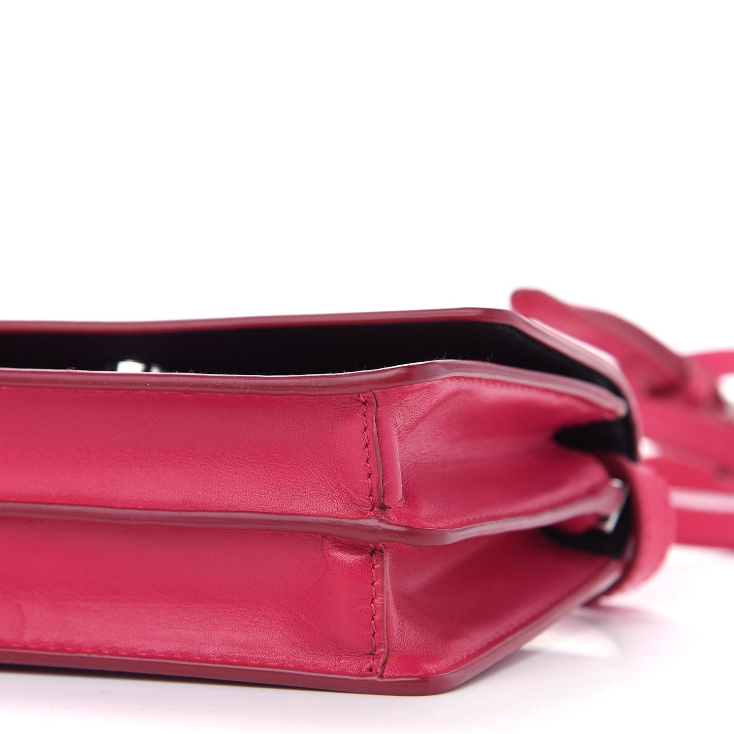 City Calf Flap Crossbody Magenta