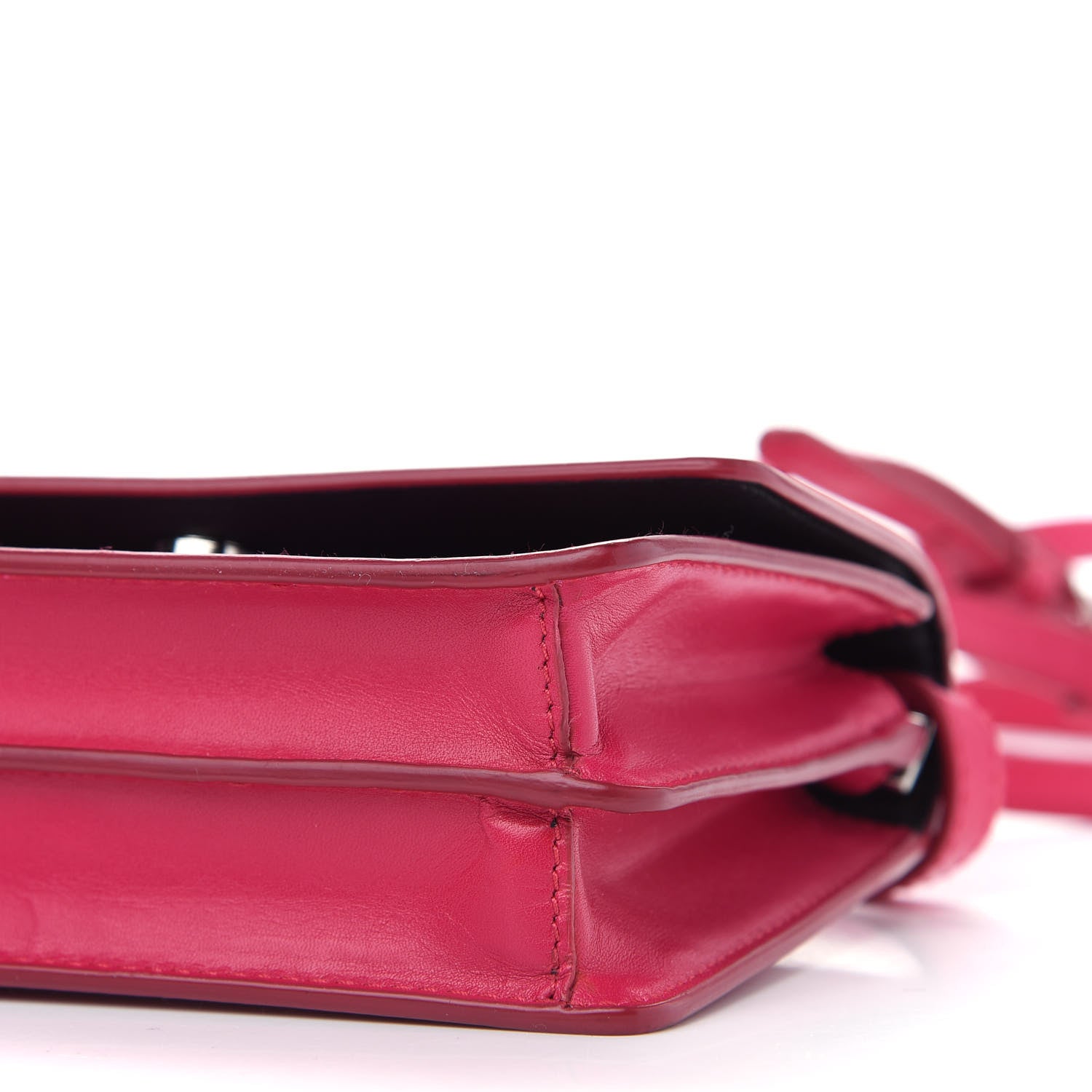 Prada City Calf Flap Crossbody Magenta 8 of 8