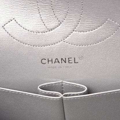 Chanel Metallic Aged Calfskin Quilted 2.55 Reissue 226 Flap Silver 7 of 9