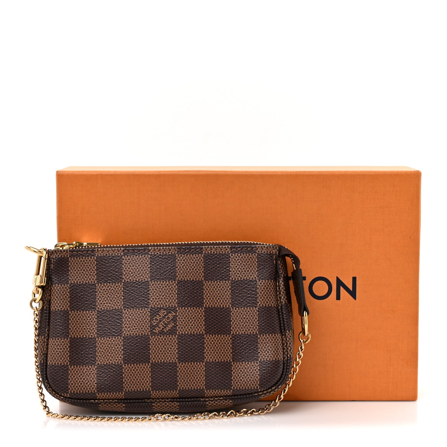 Louis Vuitton Damier Ebene Mini Pochette Accessories 10 of 10