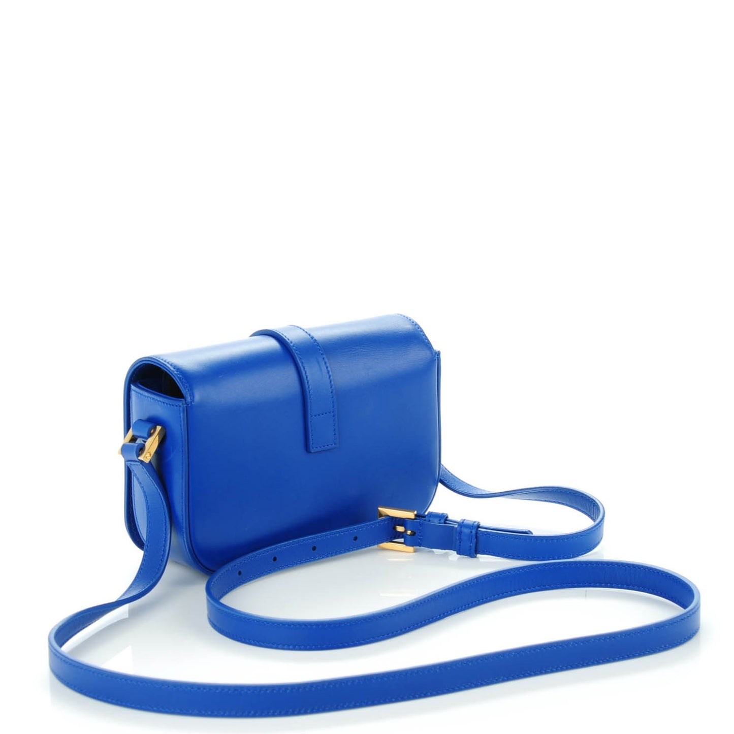 Calfskin Small Classic Monogram Universite Bag Royal Blue
