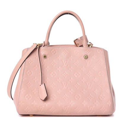 Louis Vuitton Empreinte Montaigne MM Rose Ballerine 1 of 13