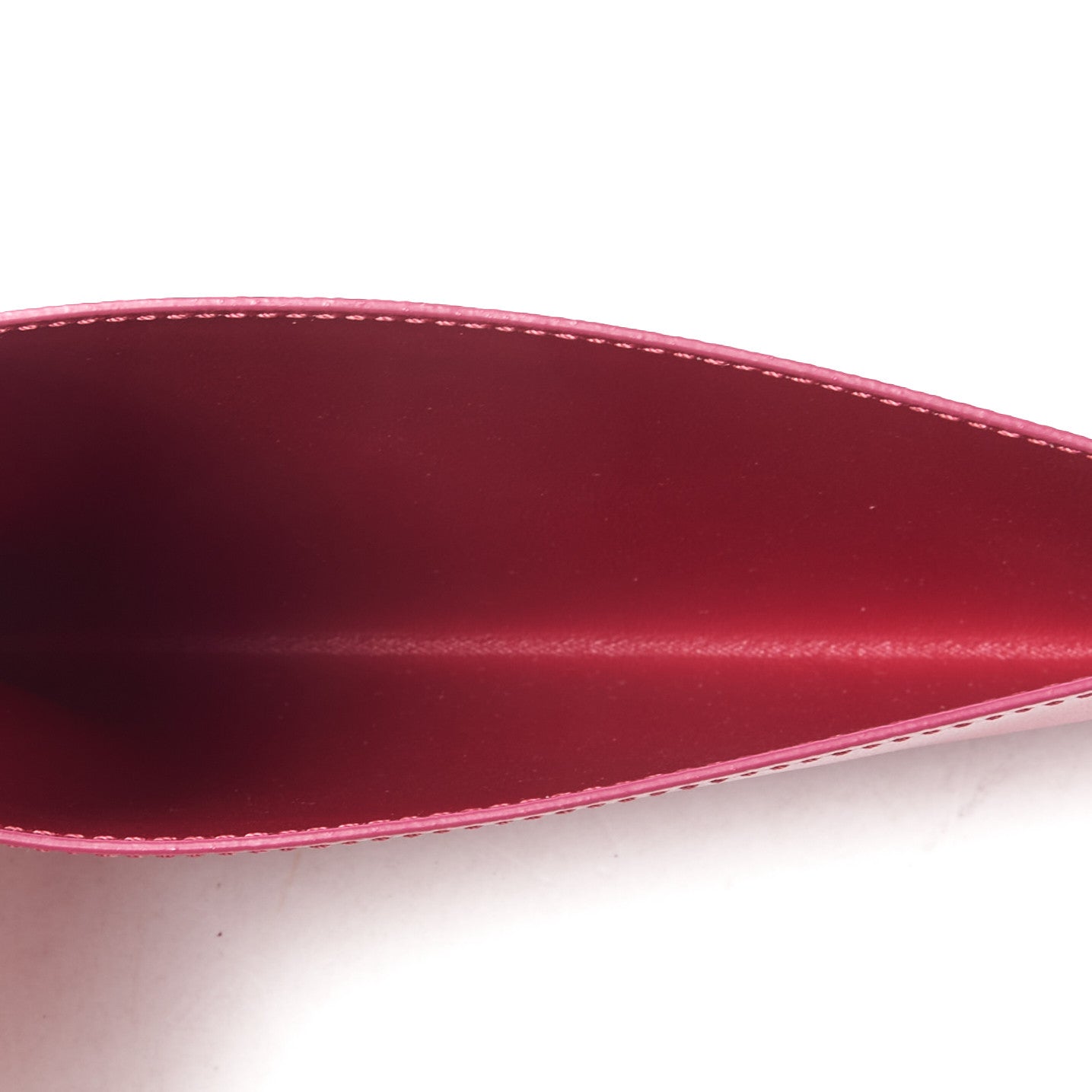 Louis Vuitton Calfskin Felicie Card Holder Insert Fuchsia 6 of 7