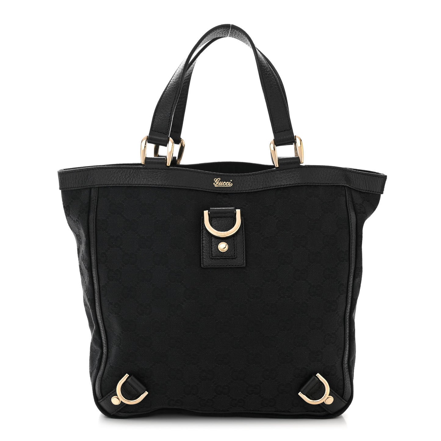 Monogram Small Abbey Tote Black