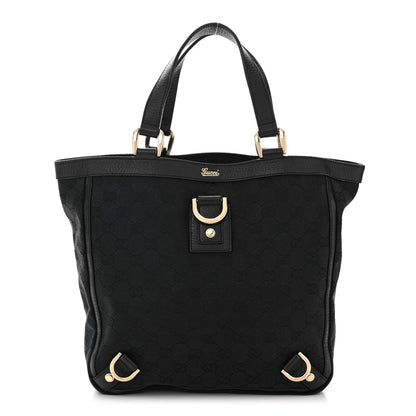 Gucci Monogram Small Abbey Tote Black 1 of 10