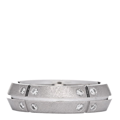 Tiffany 18K White Gold Diamond Streamerica Ring 49 5 3 of 6